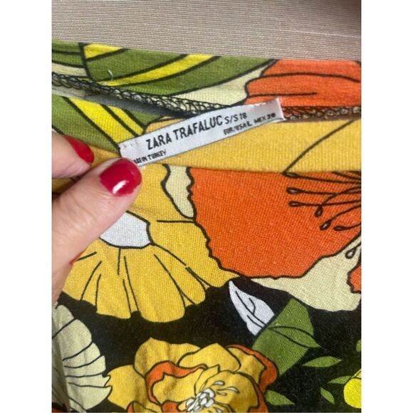 Zara Floral Top Long sleeve S adorable - Picture 6 of 6